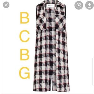 BCBG GENERATION plaid vest